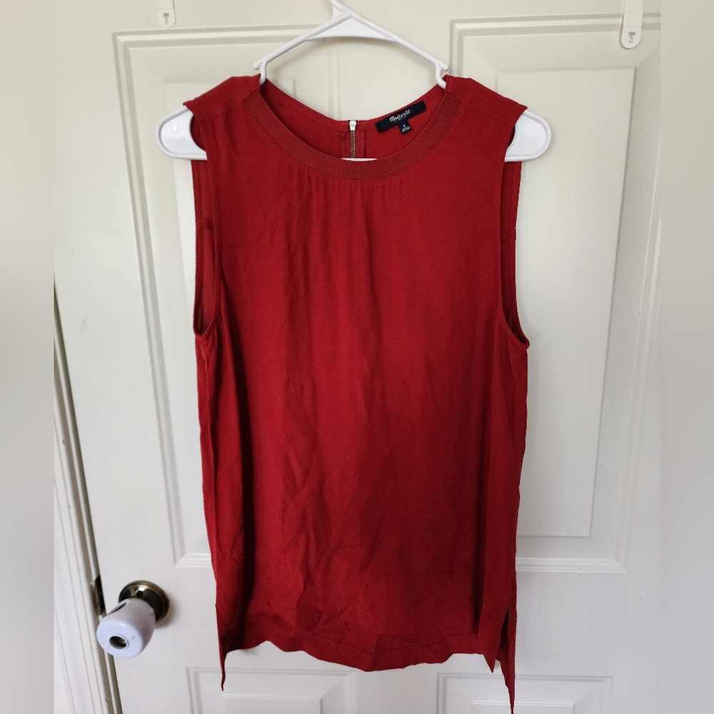Madewell burgundy tank top